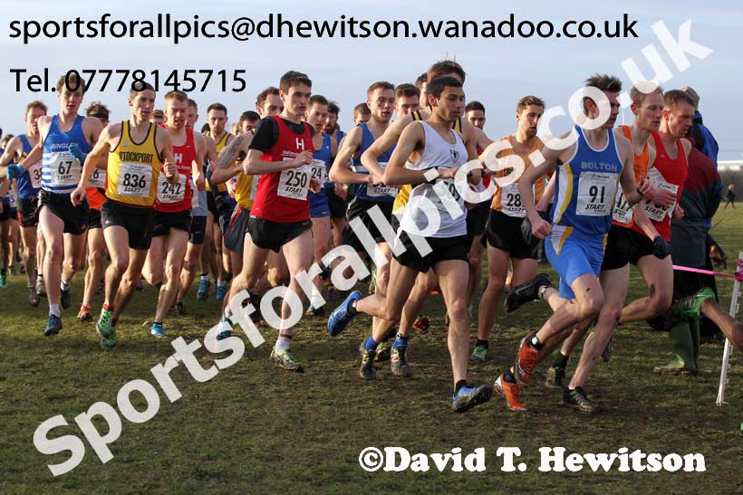 Senior mens Northern Cross Country  Championships, Pontefract. Photo: David T. Hewitson/Sports for All Pics